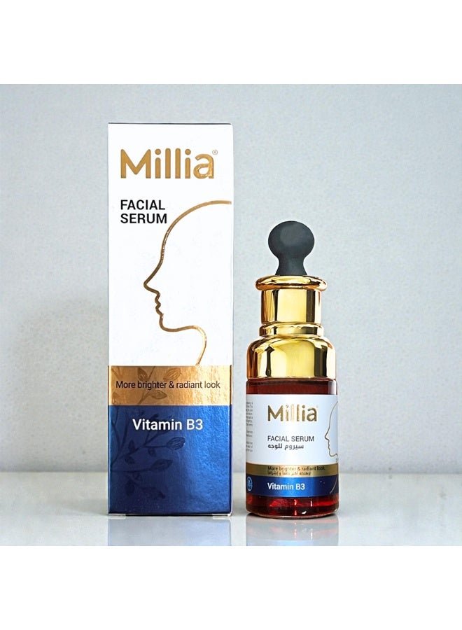Millia Vitamin B3 (Niacinamide) Brightening Serum 40ml – Evens Skin Tone & Reduces Dark Spots - Image 1